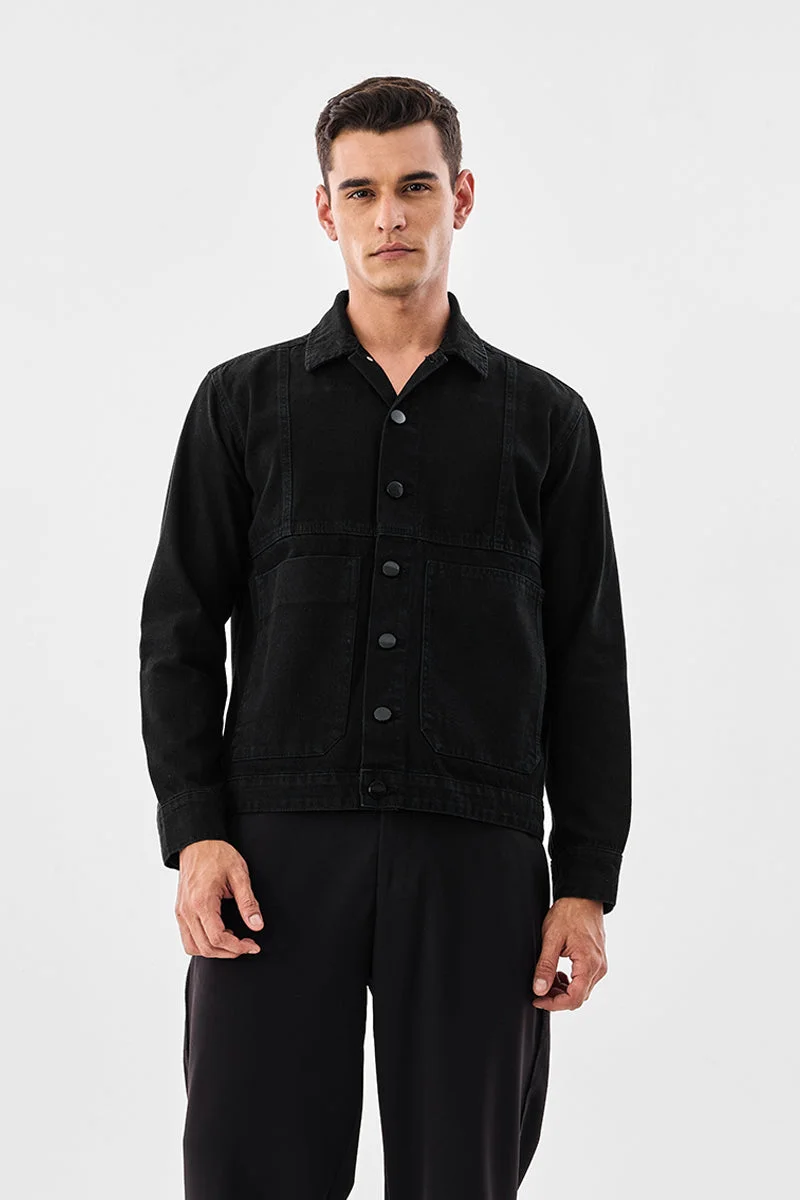 SNITCH Double Pocket Denim Jacket